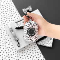 CocoPup Poo Bag Holder Monochrome Spots