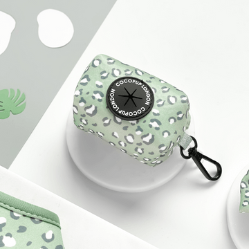 CocoPup Poo Bag Holder Sage Leopard