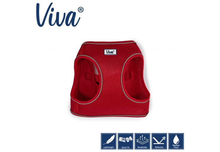 Ancol Red Mesh Step In Harness XS