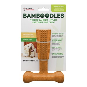 Bamboodles T Bone Peanut Butter Medium