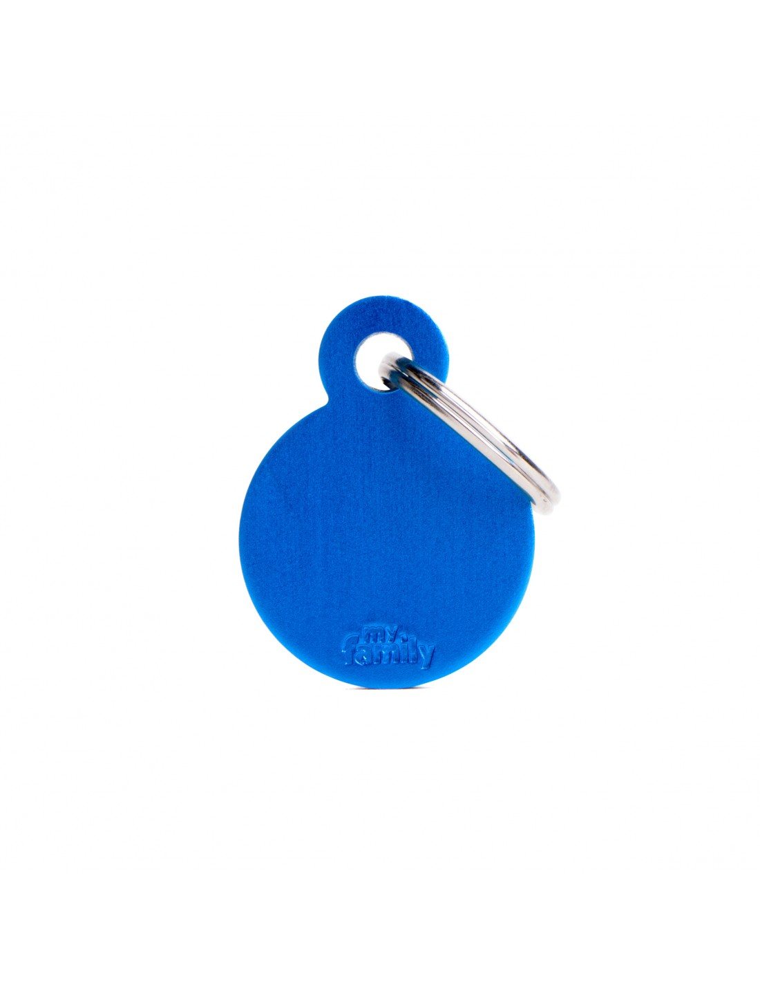ID Tag Blue Circle Small
