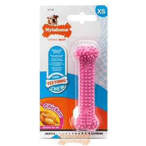 Nylabone Puppy Teething Bone Pink