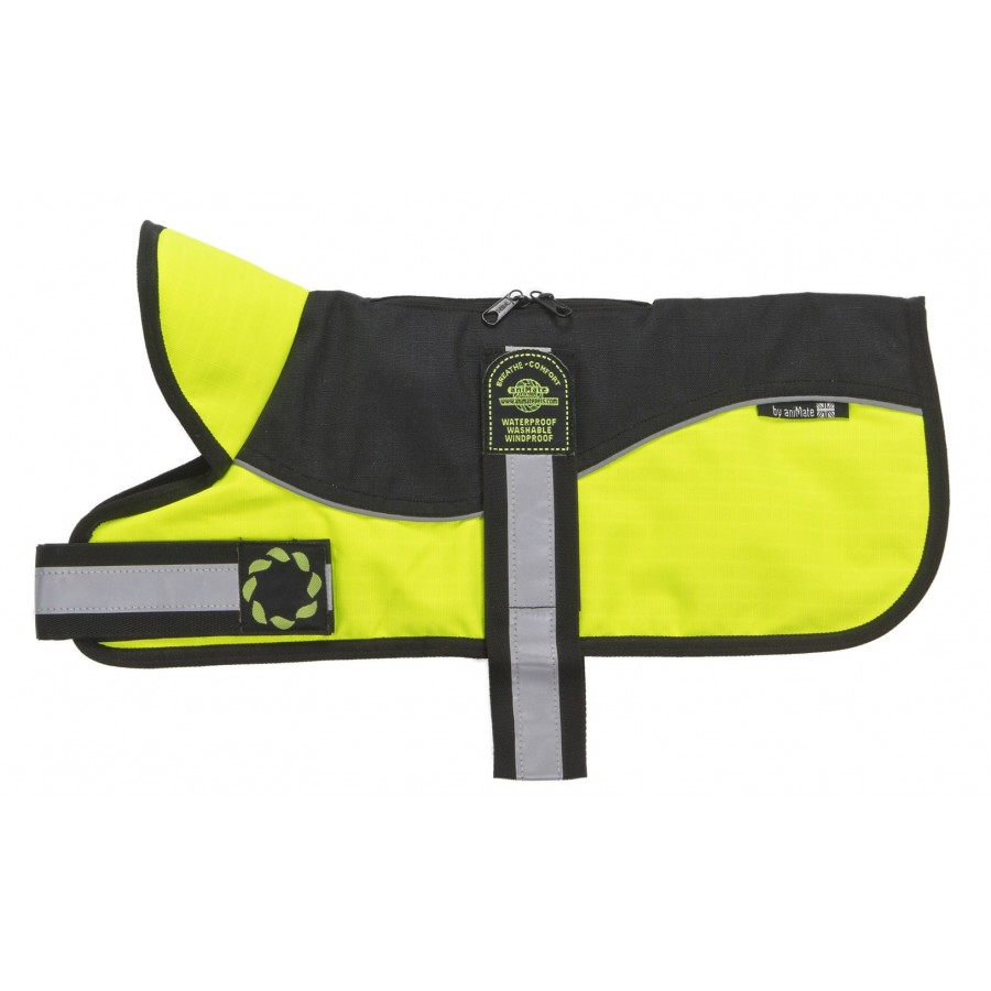 Outhwaite Waterproof Padded Harness Coat Hi Vis 20 Inch