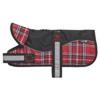 Outhwaite Waterproof Padded Harness Coat Tartan 14 Inch