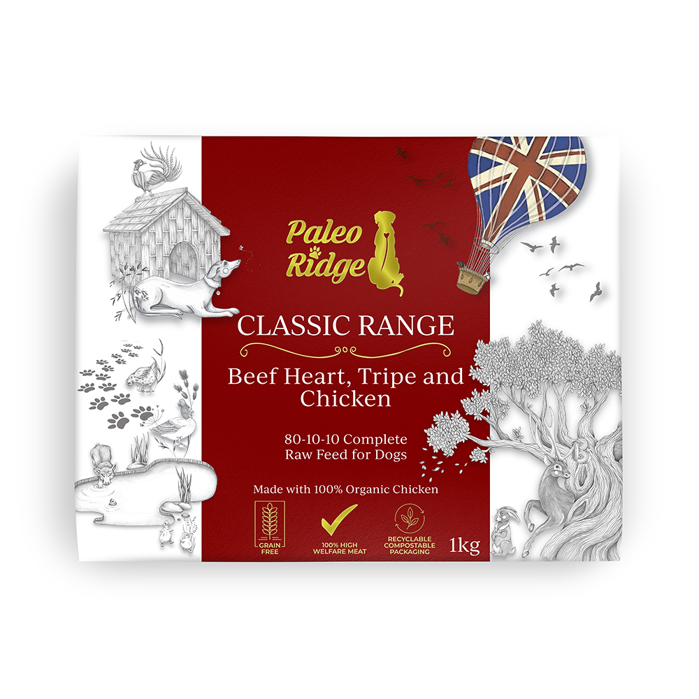 Paleo Ridge Beef Heart, Tripe & Chicken 1kg