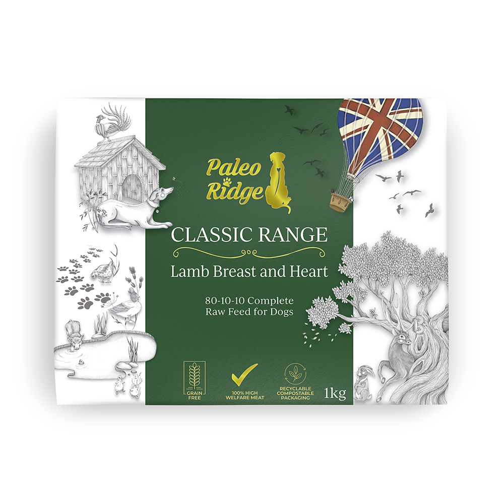 Paleo Ridge Lamb Breast & Heart 1kg