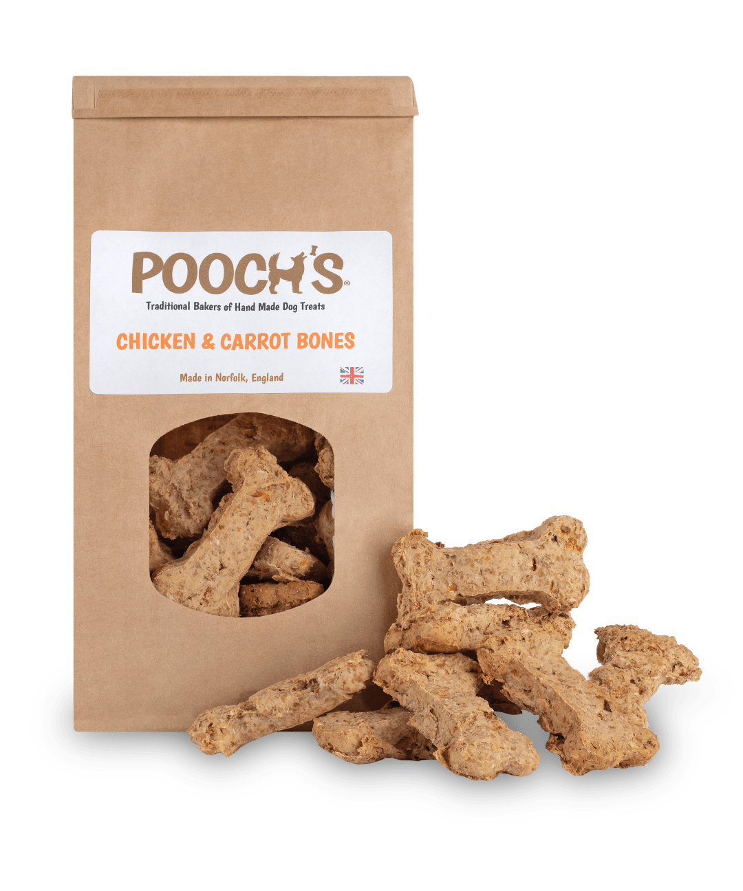 Pooch's Chicken & Carrot Bones