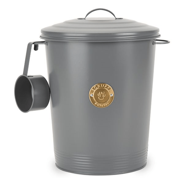 Scruffs Steel Food Container 7 Litre Dark Grey