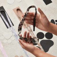 CocoPup Lanyard Ivory Tort