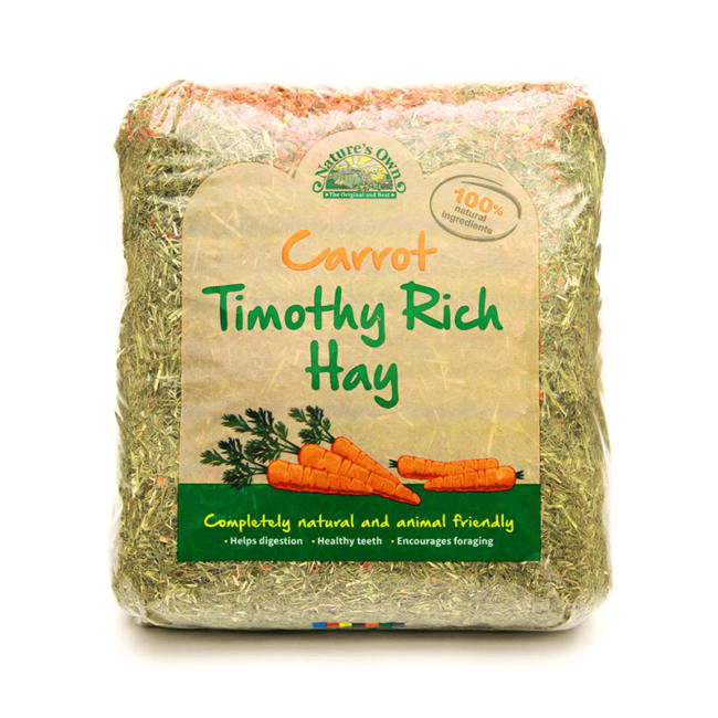 Nature's Own Timothy Rich Hay With Carrots
