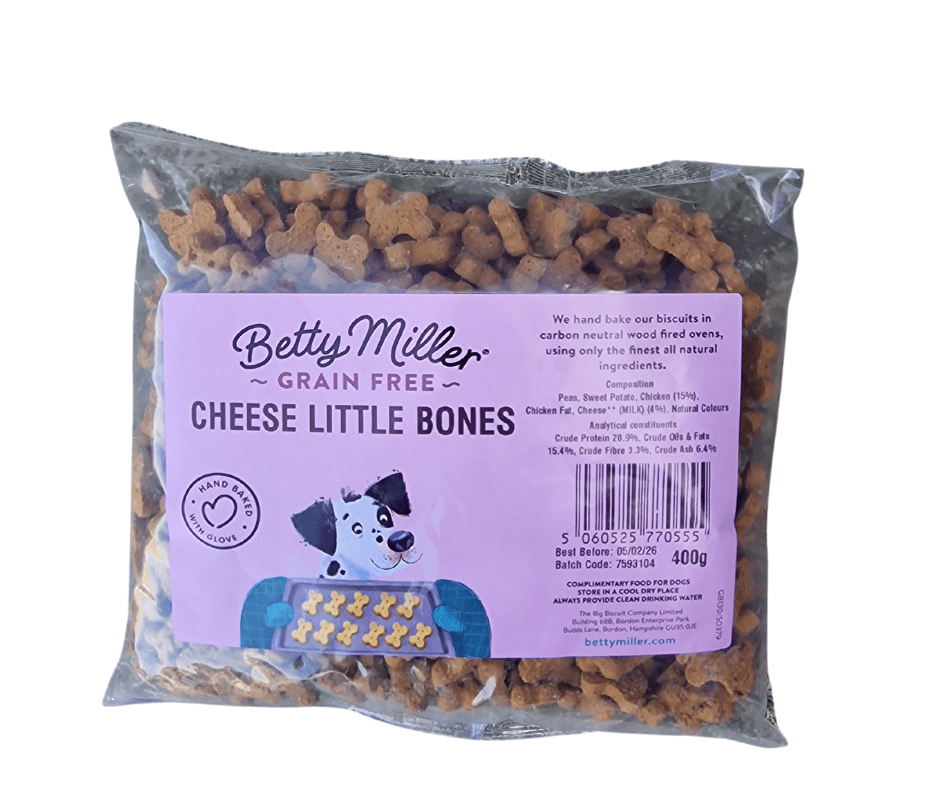Betty Miler Grain Free Cheese Bones 400g