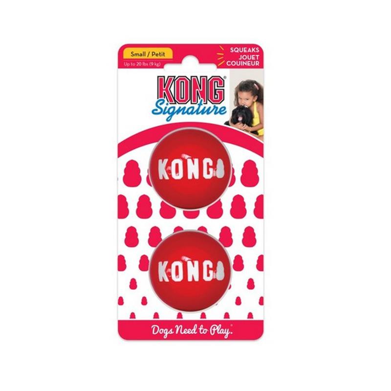 Kong Signature Balls Small 2 Pack