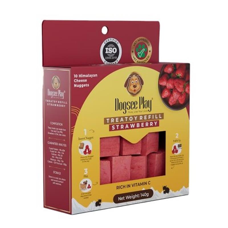 Dogsee Treat Refill Strawberry 10 Pack