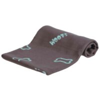 Trixie Beany Blanket Grey & Blue 100cm
