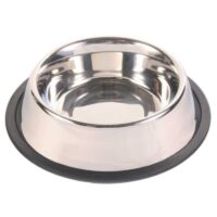 Trixie Stainless Steel Bowl Rubber Base 34cm