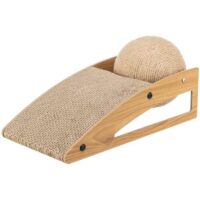 Trixie Cardboard Cat Ramp With Ball