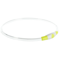 Trixie Flashing Collar Green L-XL USB Rechargeable