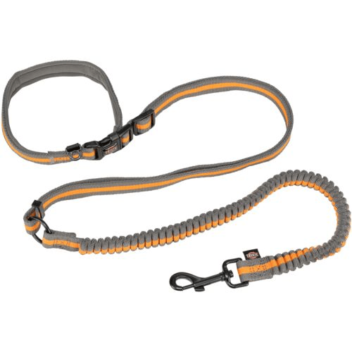 Trixie Jogging Lead Orange & Grey