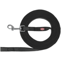 Trixie Long Line Rubberised Black 15 Metre
