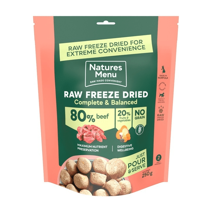 Natures Menu Freeze Dried Raw Food Turkey 120g