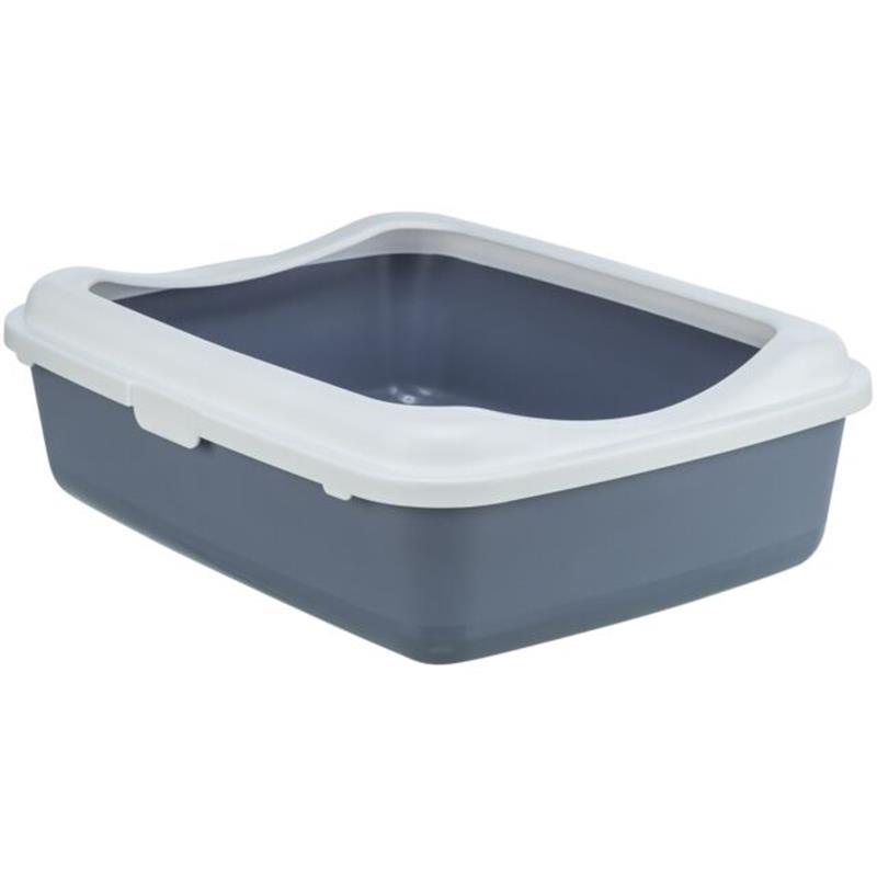 Trixie Litter Tray With Rim Purple & White 48cm