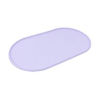 Lilac Silicone Oval Food Mat
