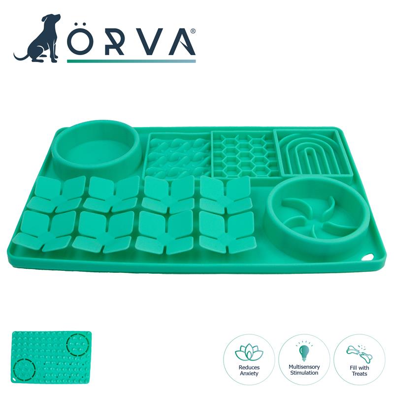 Orva Slow Feeding Station Lick Mat With Suction Cups