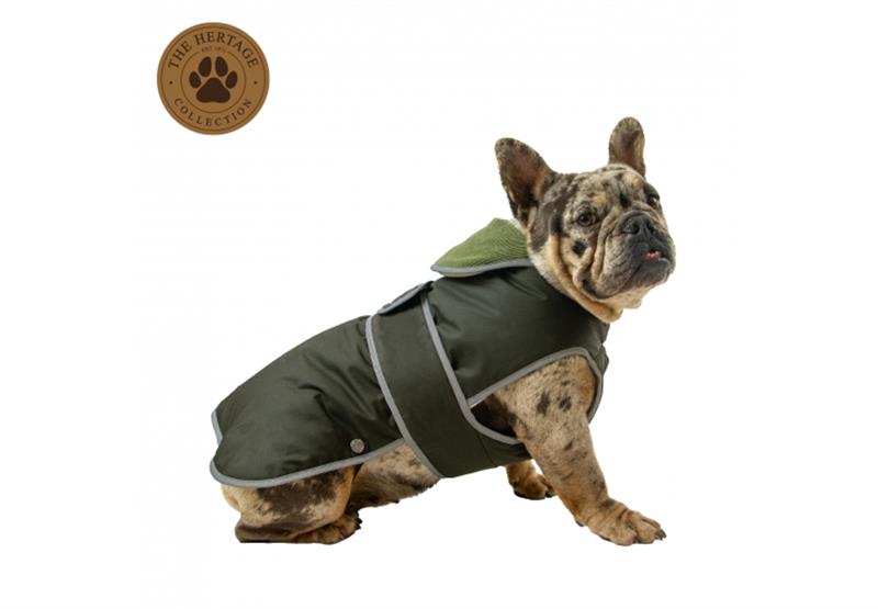 Ancol Heritage Wax Coat Green XL