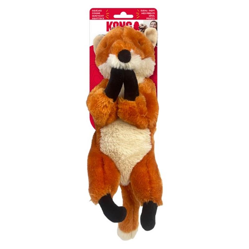 Kong Wild Low Stuff Fox Medium