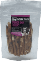 K9 Chew Co Salmon Skin Fingers 100g