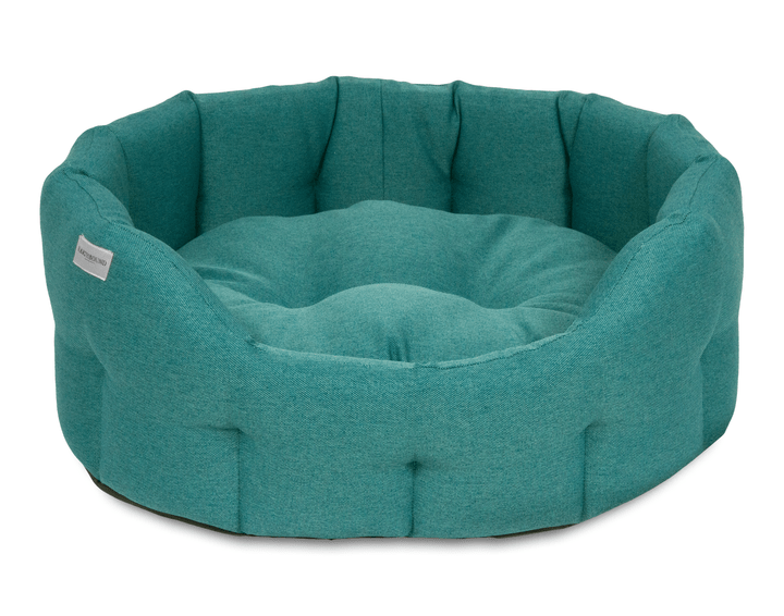 Earthbound Teal Camden Round Bed Extra Large