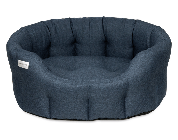 Earthbound Ocean Blue Eden Round Bed Extra Large