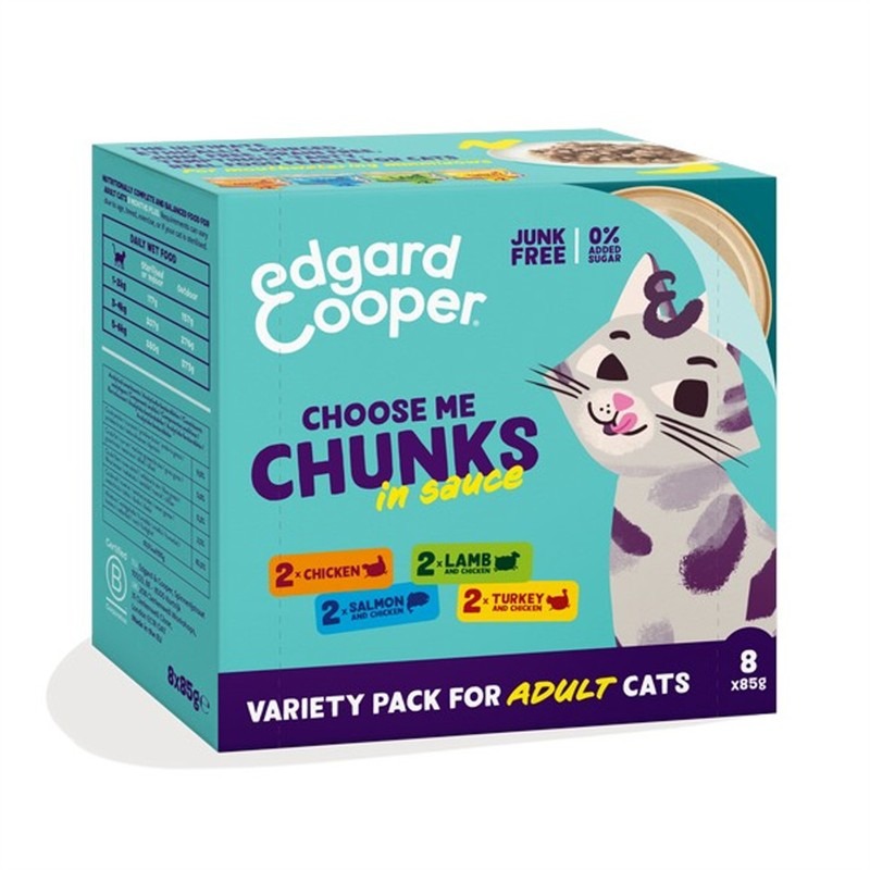 Edgard Cat Multipack Chunks 680g