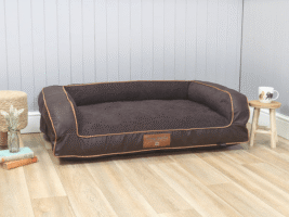 George Barclay Hythe Sofa Large Mahoganny Memory Foam Particles