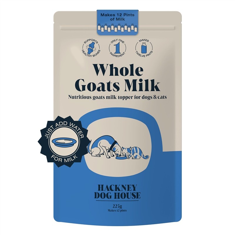 Hackney Dog House Whole Goats Milk 225g