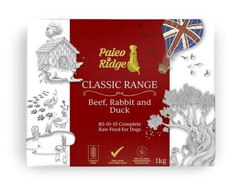 Paleo Ridge Beef, Rabbit & Duck 1kg