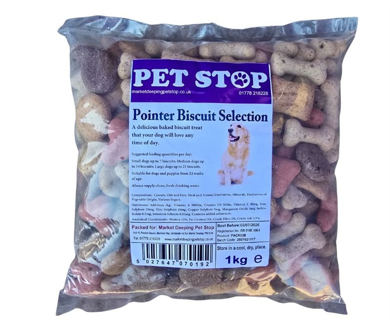 Pet Stop Biscuit Selection 1kg