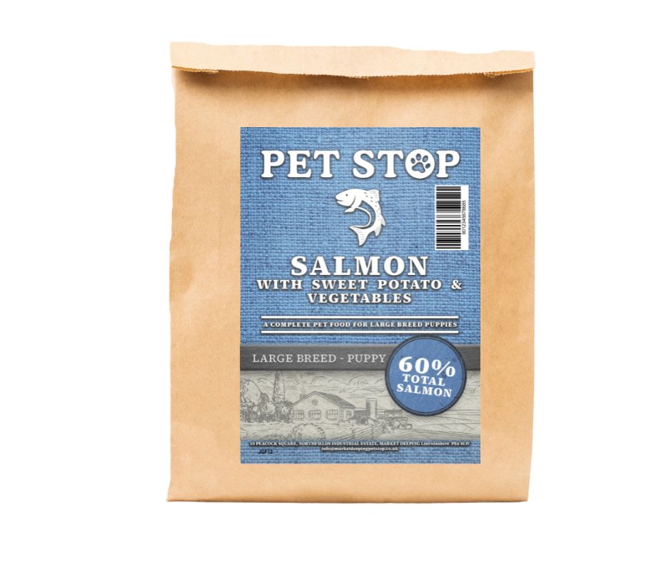 Pet Stop Grain Free Large Breed Puppy Salmon 2Kg