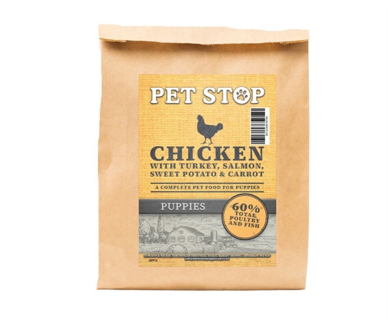 Pet Stop Grain Free Puppy Chicken, Turkey & Salmon 2kg