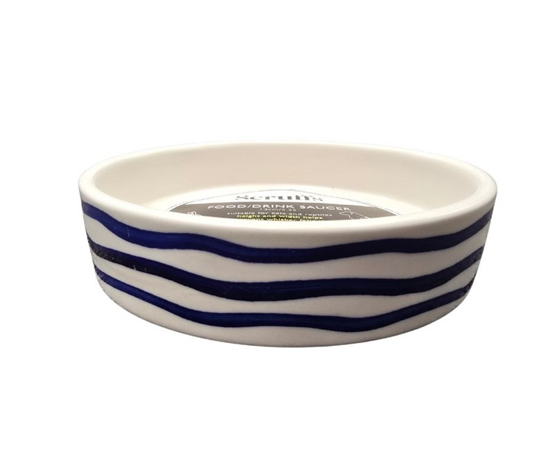 Scruffs Saucer Coastal Blue Ripple 13cm