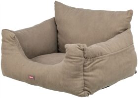 Trixie Car Seat Taupe Corduoroy 55cm