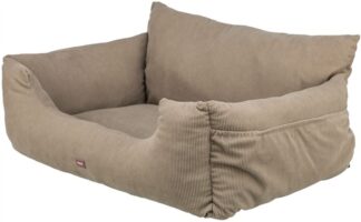 Trixie Car Seat Taupe Corduoroy Double