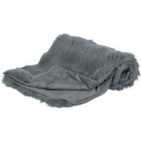 Trixie Elli Faux Fur Blanket Dark Grey 150cm