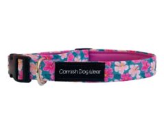 Cornish Dog Wear Spring Blooms Collar Small