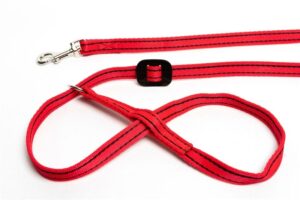 Gencon Clip To Collar Headcollar Red Left Hand Side