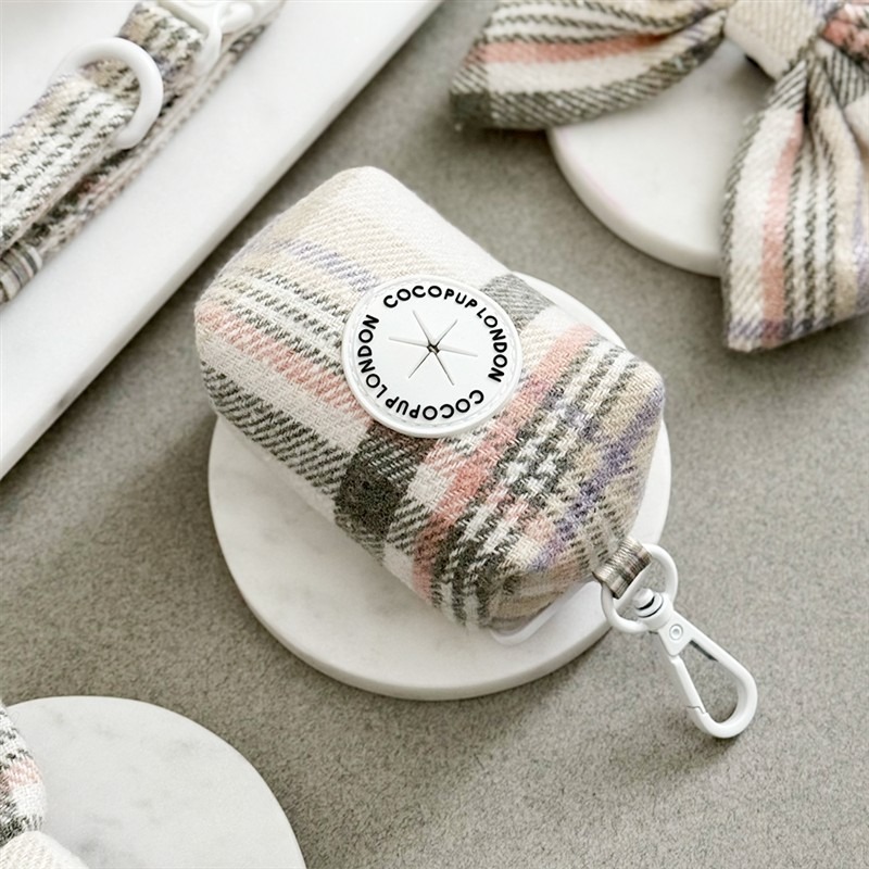 CocoPup Poo Bag Holder Oxford Plaid