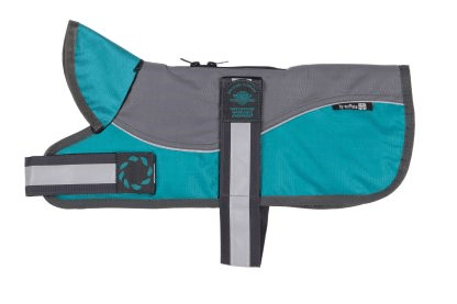 Outhwaite Waterproof Padded Harness Coat Teal 10 Inch