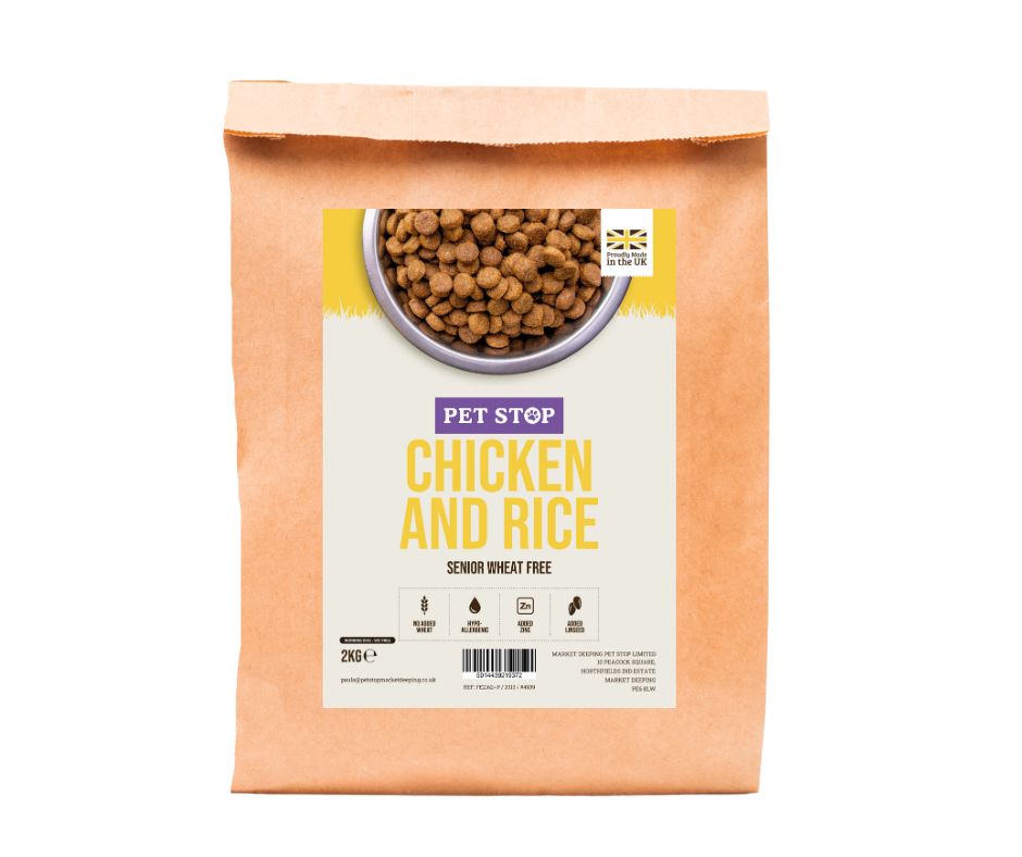 Pet Stop Senior Light Chicken & Rice 2kg