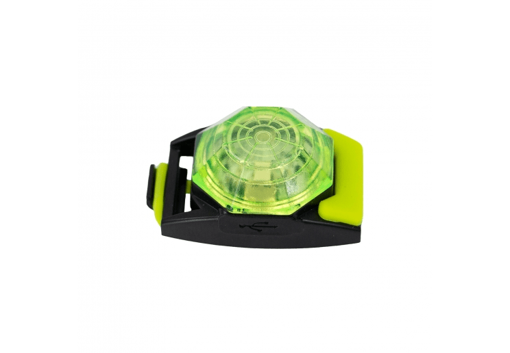 Ancol Flashing Blinker Green Rechargeable