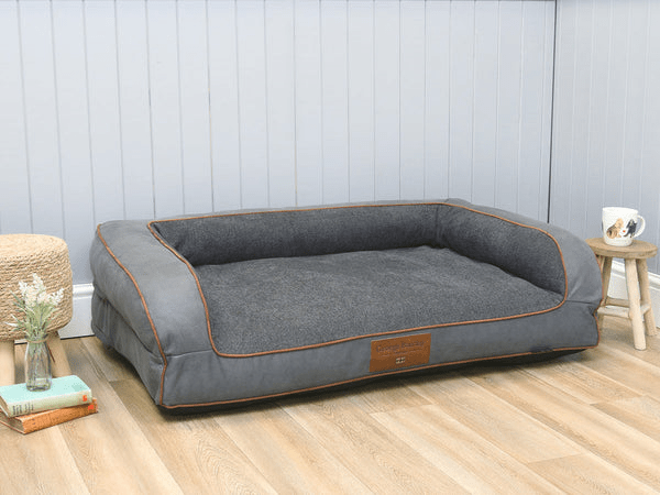 George Barclay Holbury Sofa Large Charcoal Memory Foam Particles